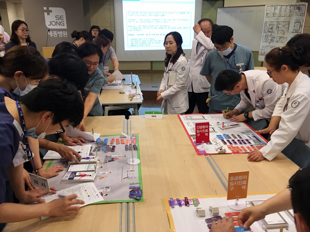 [사진] 세종병원 재난 모의훈련 모습.JPG